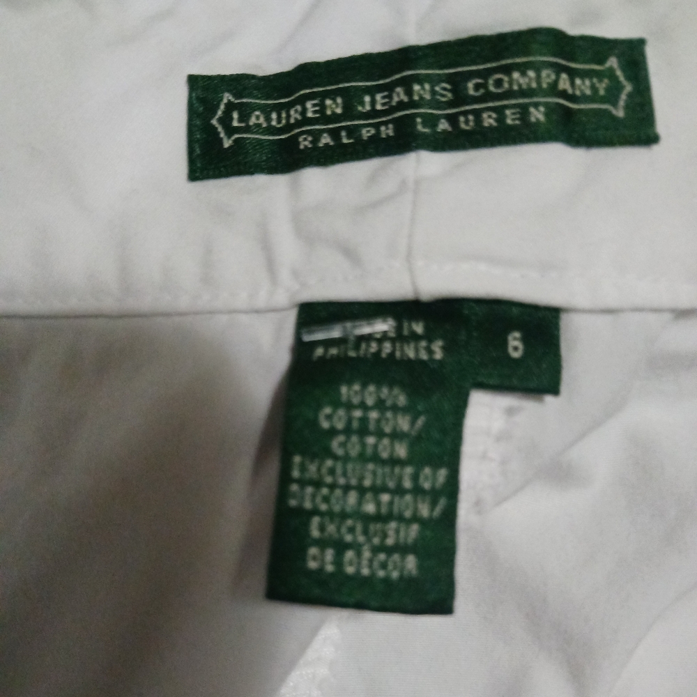 LAUREN RALPH LAUREN Cottin Shorts Womens Size 6 - Picture 8 of 8